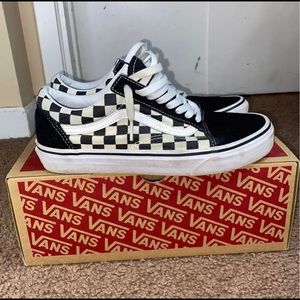 VANS Old Skool Checkerboard Black/White